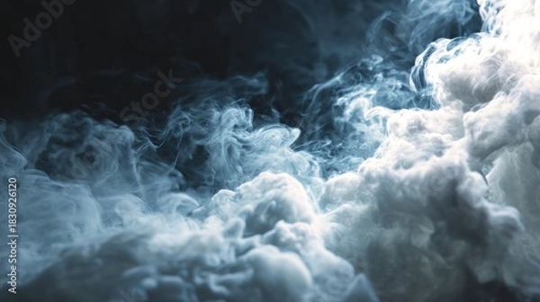 Obraz Smoke clouds abstract