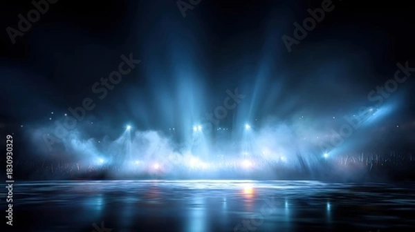 Obraz Dramatic night lighting