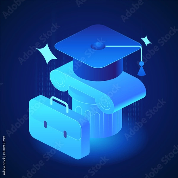 Obraz Banking icon Business education