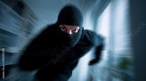 Obraz Running thief indoor