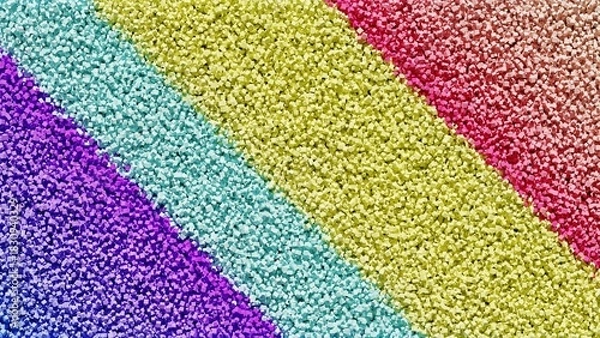 Fototapeta 細かい粒子で構成されたカラフルな模様