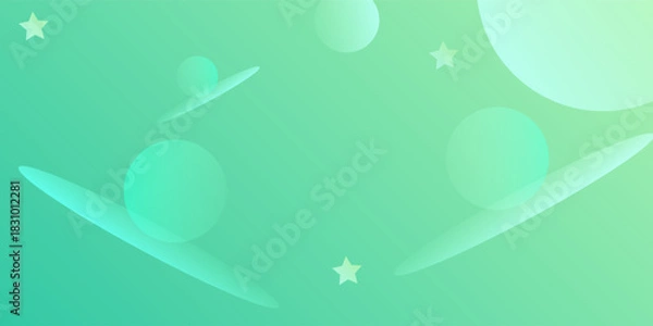 Fototapeta Background modern futuristic graphic. Dynamic abstract composition background. Vector illustration