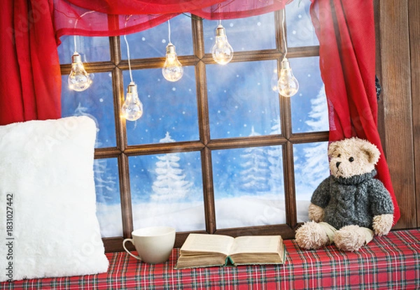 Obraz ugly sweaters christmas party background