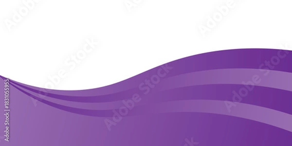 Fototapeta Dynamic Purple Swoosh . EPS 10