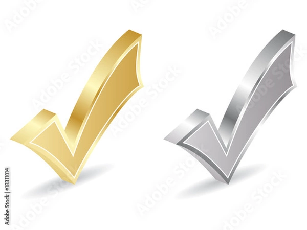 Fototapeta check icons