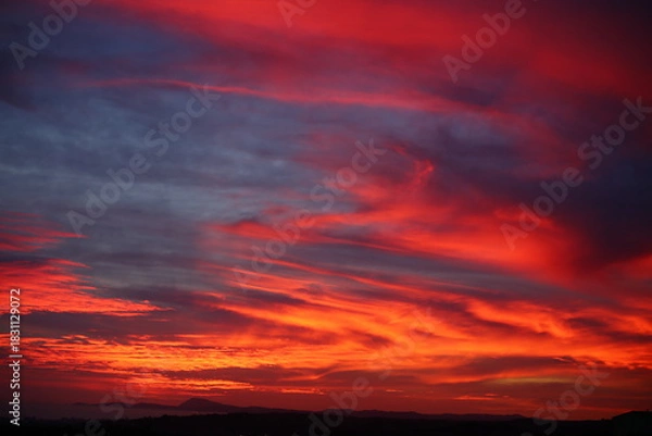 Obraz Colori del tramonto