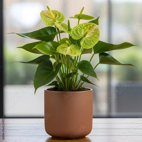 Obraz green anthurium 