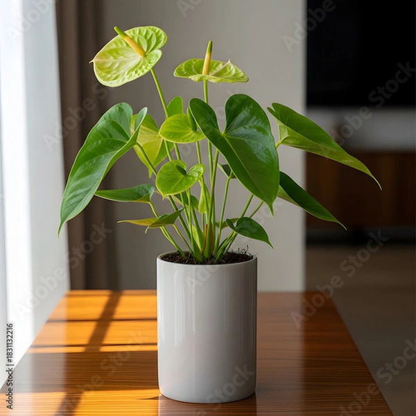 Obraz green anthurium 