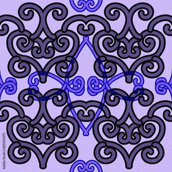 Obraz seamless pattern vintage  