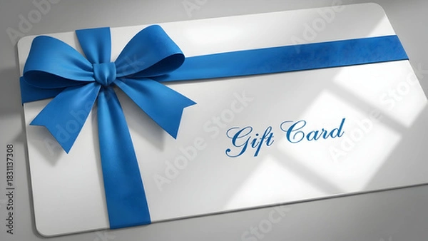 Fototapeta gift box with ribbon