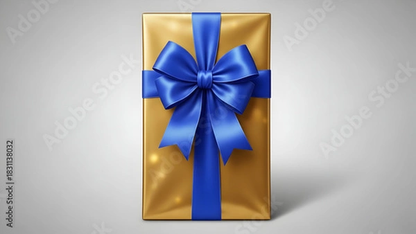 Fototapeta gift box with ribbon bow