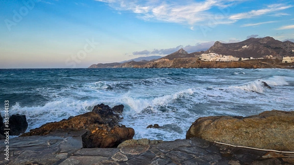 Obraz Waves hitting the shore