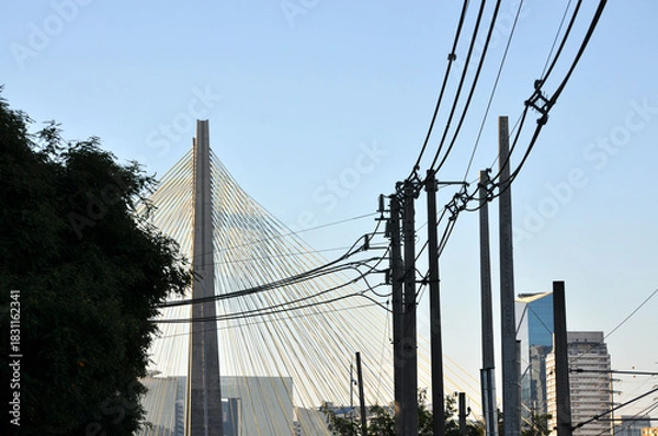 Obraz Marginal Pinheiros- Brooklin - São Paulo buildings 