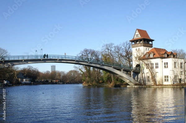 Fototapeta brücke über die spree