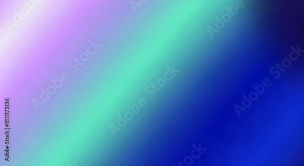 Obraz Gradient Abstract Background White Purple Green Blue