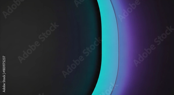Obraz Abstract Background Modern Design Gradient Wave Black Blue Purple Copy Space
