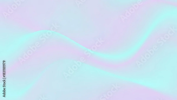 Obraz Blue Silk, Cream, and Liquid Wave Texture Background with Smooth Satin Creases and Glossy Highlights for Abstract Beauty Illustrations