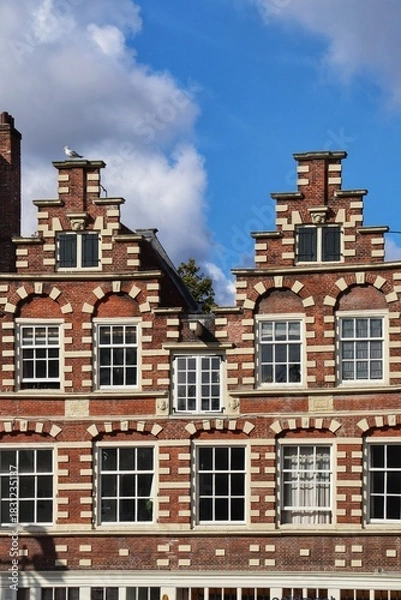 Fototapeta old brick building