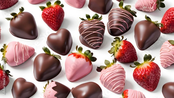Obraz Chocolate-covered strawberries	