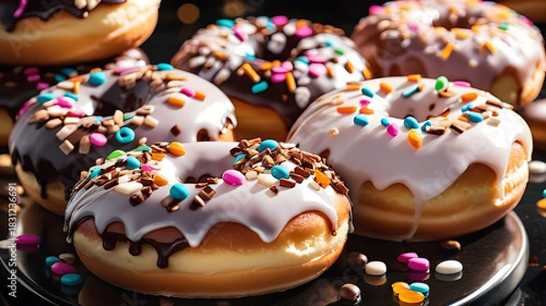 Obraz Bright donuts	