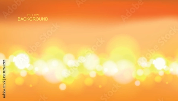 Obraz Bright yellow flame background. Colorful smooth light lines background.