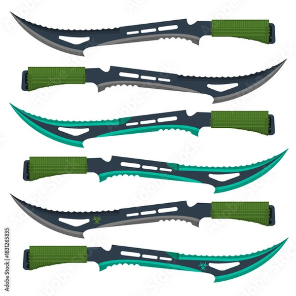 Obraz Zombie Hunter Knifes