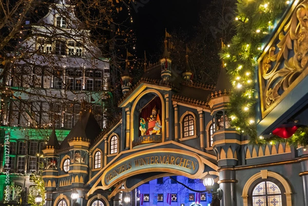 Obraz Weihnachtsmarkt in der Kölner Altstadt
