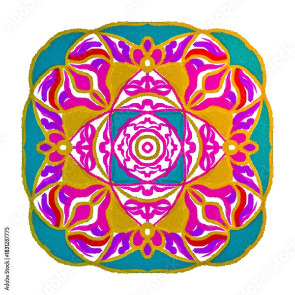Obraz colorful mandala pattern design 