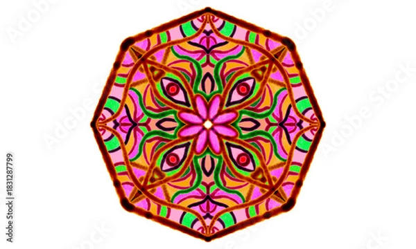 Obraz colorful mandala pattern design 