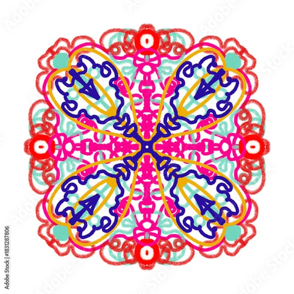 Obraz colorful mandala pattern design 