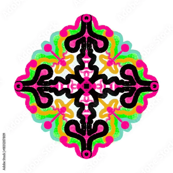 Obraz colorful mandala pattern design 
