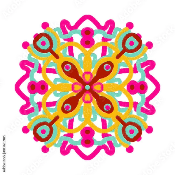 Obraz colorful mandala pattern design 