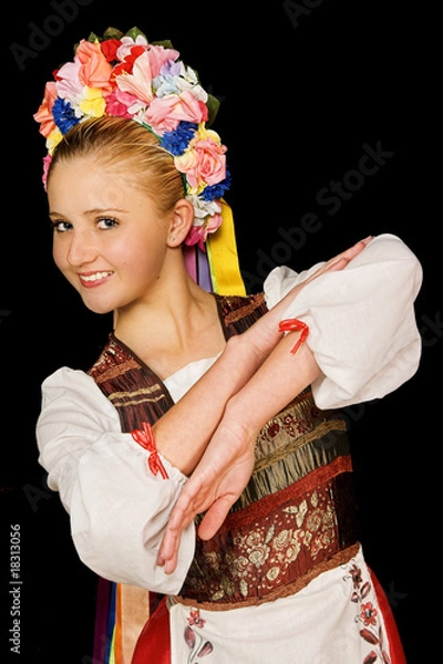 Obraz Hungarian Folk Dancer