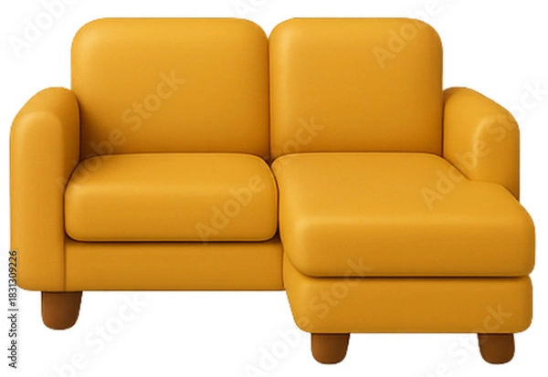 Obraz sofa isolated on white background