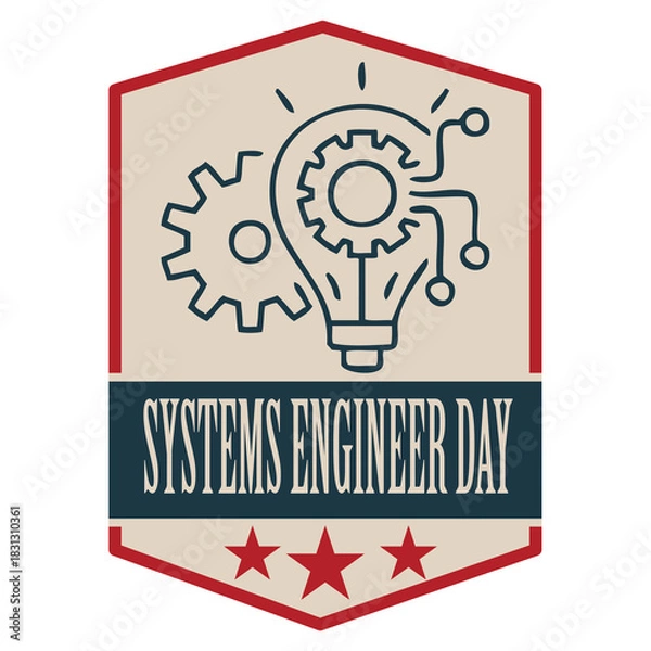 Obraz Systems Engineer Day sticker