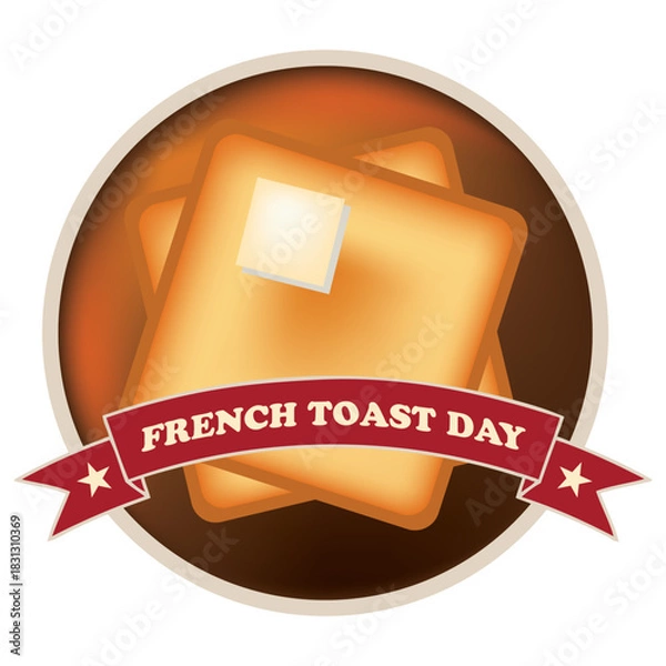 Obraz French Toast Day card