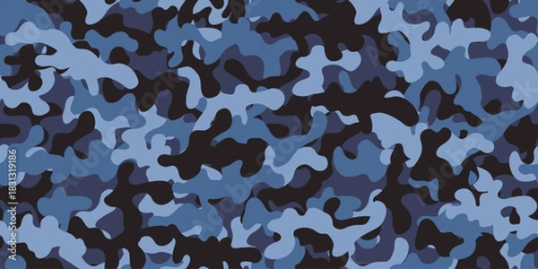 Fototapeta Camouflage background. Seamless pattern.Vector. 迷彩パターン テクスチャ 背景素材