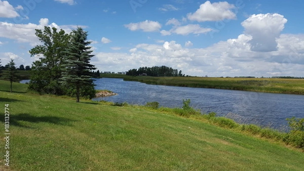 Fototapeta cloud river