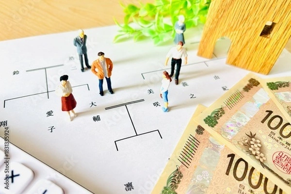 Obraz 遺産相続について話し合う