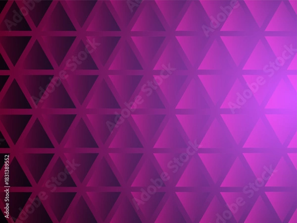 Fototapeta Purple Blue Deep Triangle Pattern