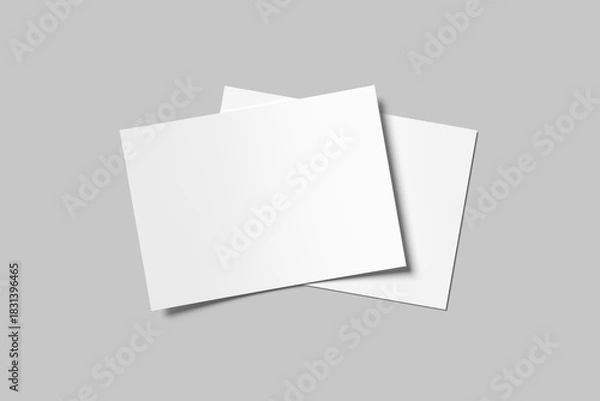 Obraz Postcard Blank Mockup