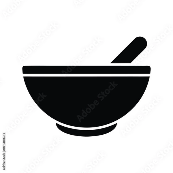 Obraz Shaving Bowl Vector Illustration
