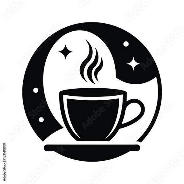 Obraz Afternoon Coffee Vector Illustration