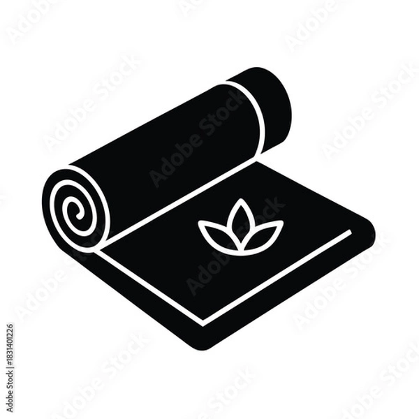 Obraz Yoga Mat Vector Illustration