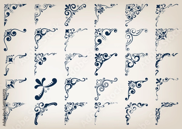 Obraz 30 of corners design elements