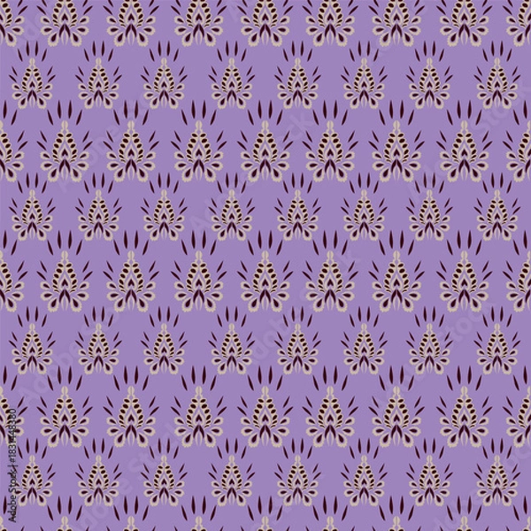Obraz seamless damask pattern