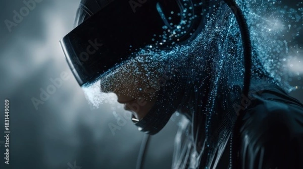 Obraz Vr headset person