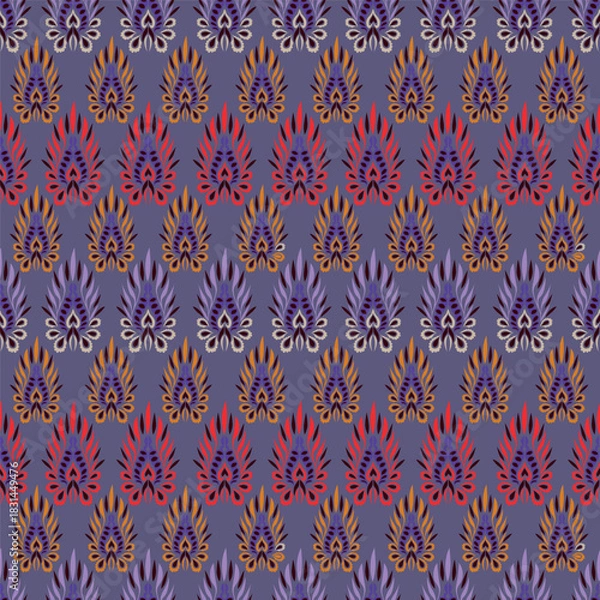 Obraz seamless damask pattern