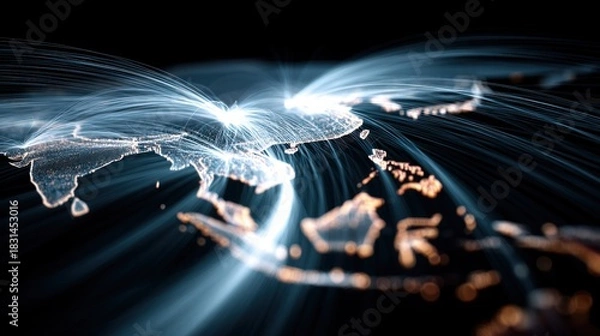 Obraz Global connections asia