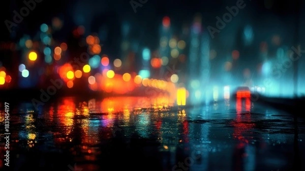 Obraz City night lights